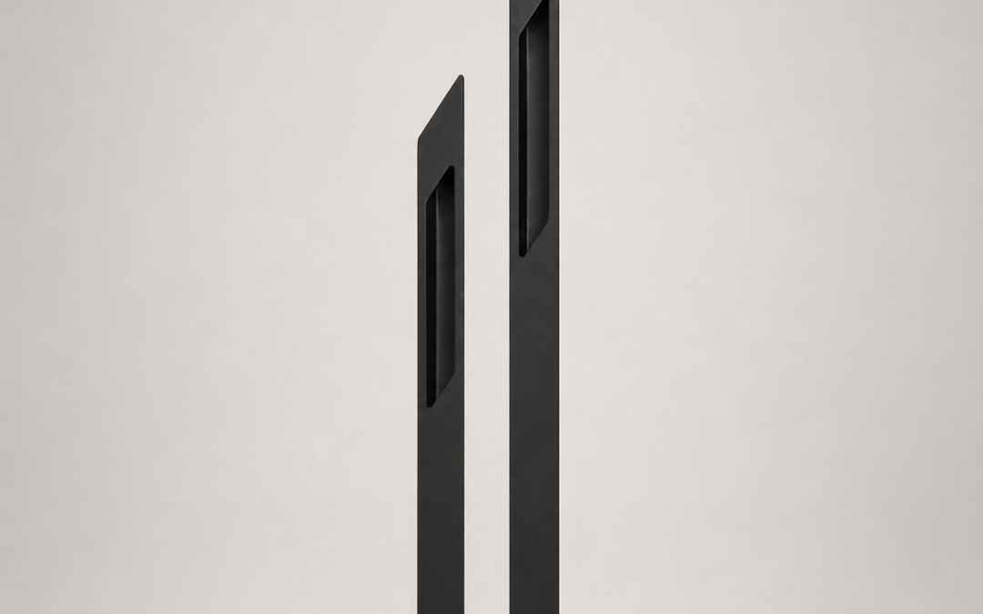 LH-02 Premium Black Long Cabinet Handle – SS 304