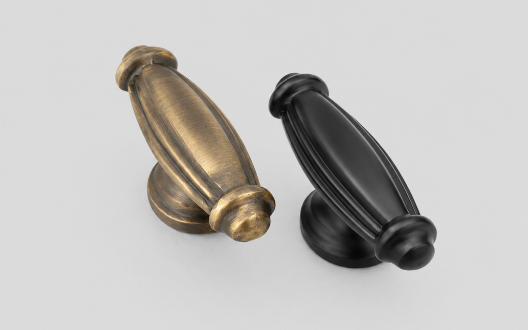 Fluted Oval Cabinet Knob – OLY-VH-13