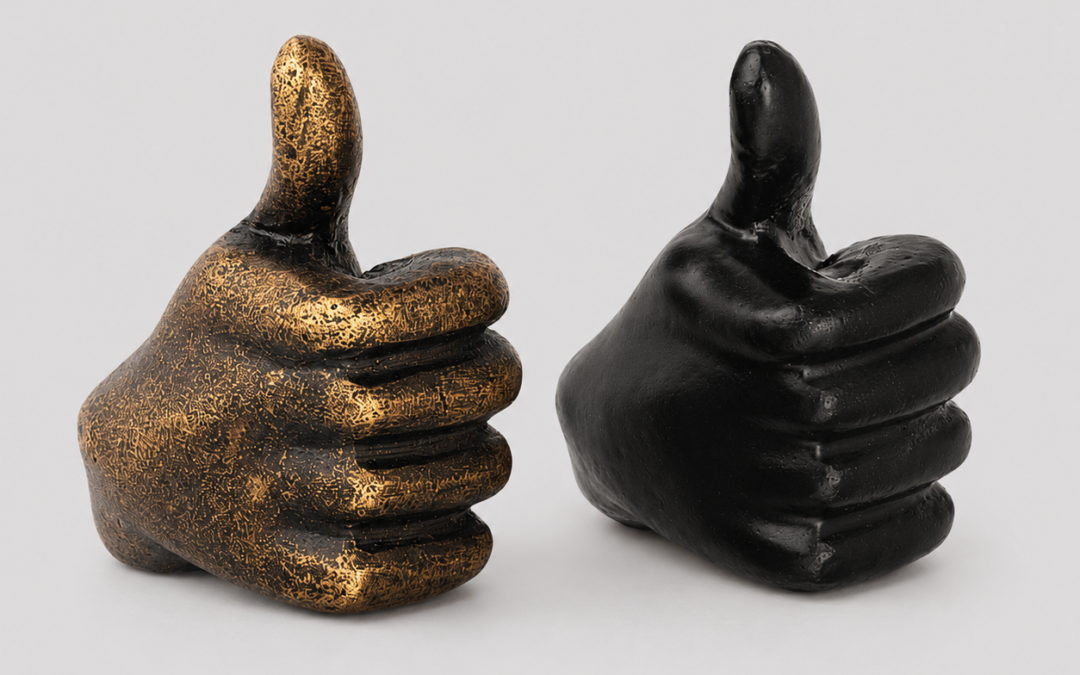 Thumbs-Up Decorative Cabinet Knob – OLY-VH-19
