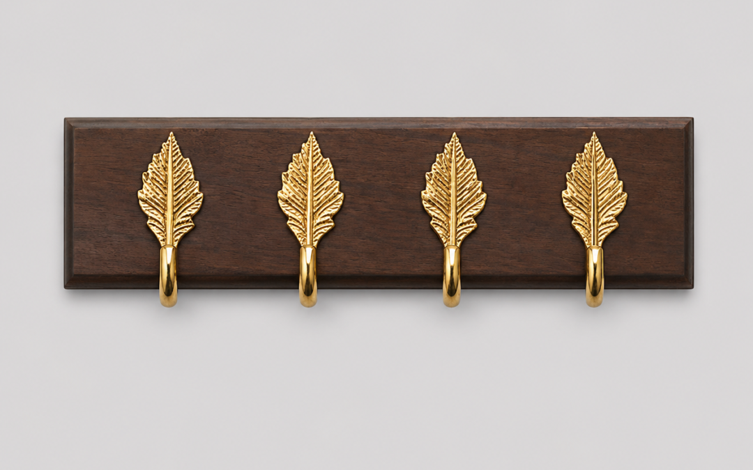 Decorative Leaf Wall Hook Rack – OLY-H-09