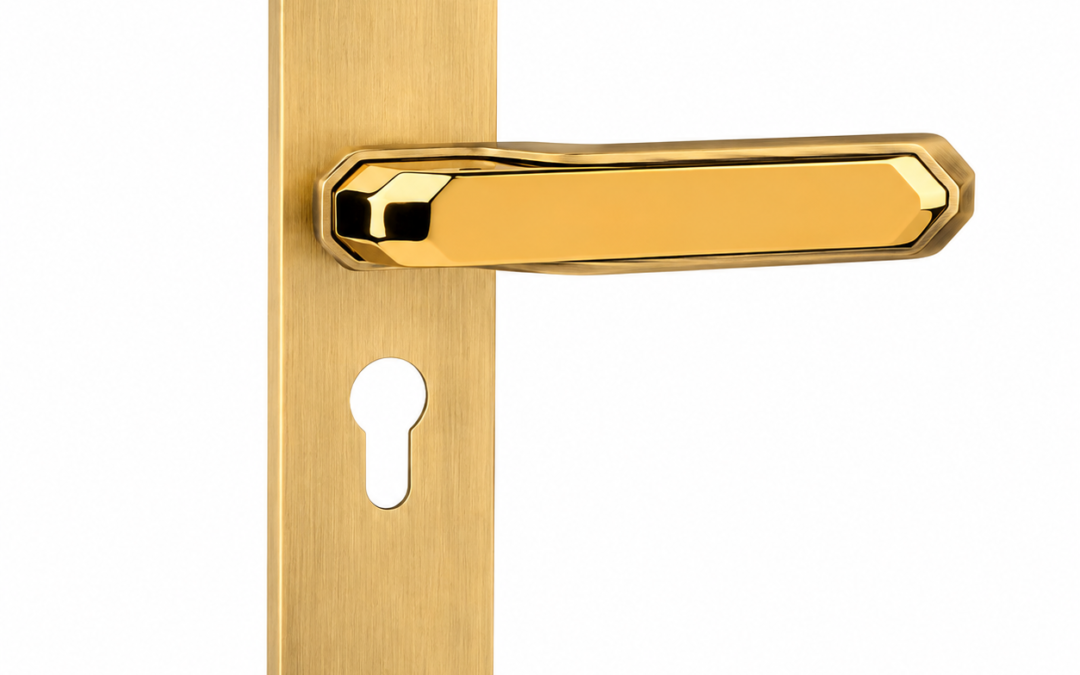 Crystal Luxe Plate Handle